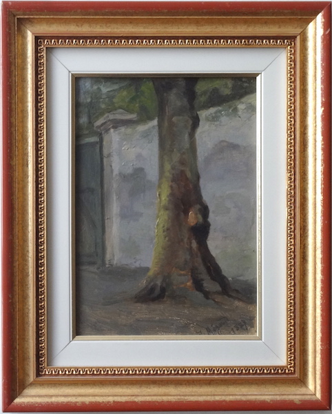 Arbre et mur, 1887