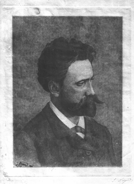 Joseph Mgard en 1891 - autoportrait