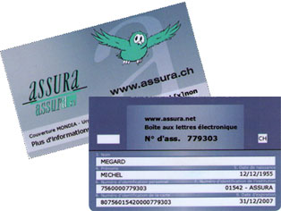 Carte d'assur�